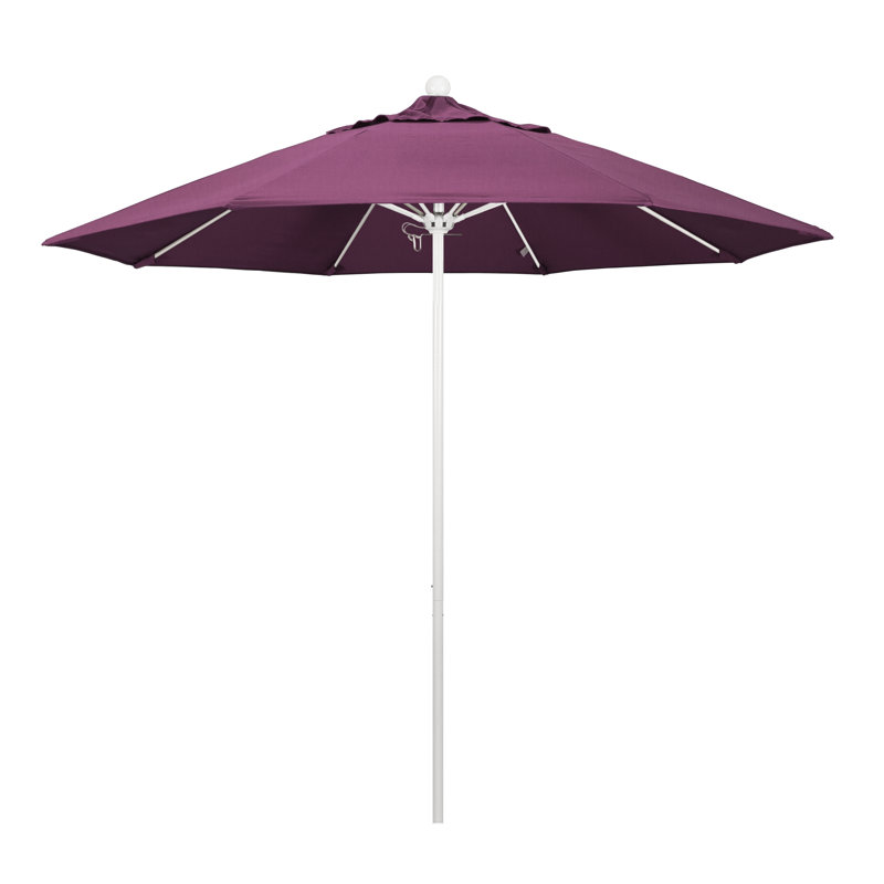 Parasol de marché 9 pi Hibo, Sunbrella® iris
