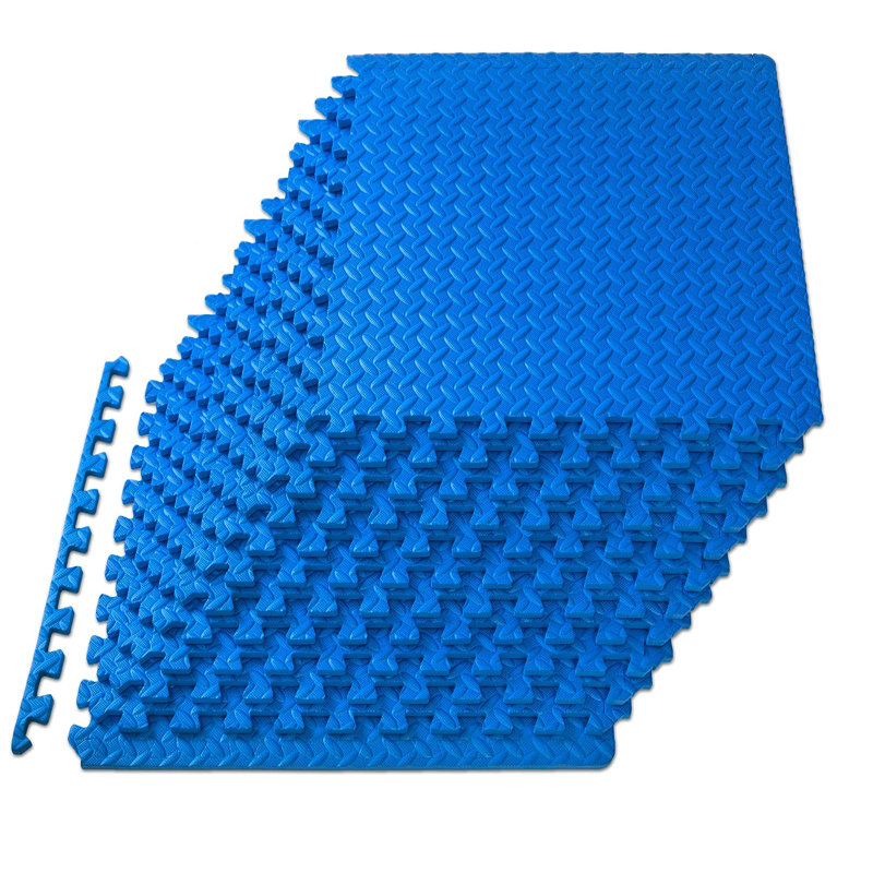 Tapis de sol bleu (12 pièces), Bleu