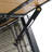 Grey Outdoor Grill Cart With Lockable Wheels, Steel Structure, Extended Table, Foldable Design, Multiple Storage Spaces, Wine Bottle Holder Exterior, - Wood Tabletop, Spice , Glass Holder,
