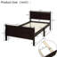 Classic Sturdy Comfort Wood Platform Bed-1141193806