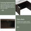 Meuble-lavabo mural 30 po avec lavabo en résine, 2 portes à fermeture douce