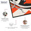 «Strive Sneaker Red Sneaker», reproduction d'art sur toile par Notoriart-119857022