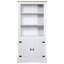Armoire vidaXL, buffet de style mexicain avec tablettes et armoire, gamme Corona, bois de pin massif, 31,5 po x 15,7 po x 67 po-915577009