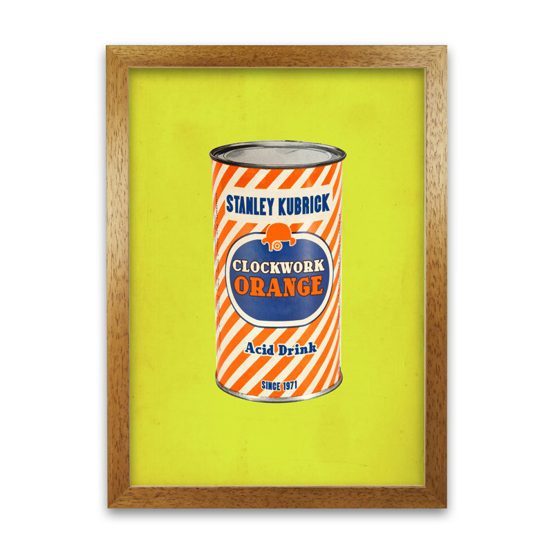 Clockwork Orange by David Redon - Print, Honey Oak, 59.4 cm H x 42 cm W x 5 cm D