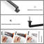 Paquet de 10 poignées d'armoire, poignées d'armoire de cuisine en alliage de zinc durable, poignées de tiroir solides pour armoires, placards et placards-113298050-113298043