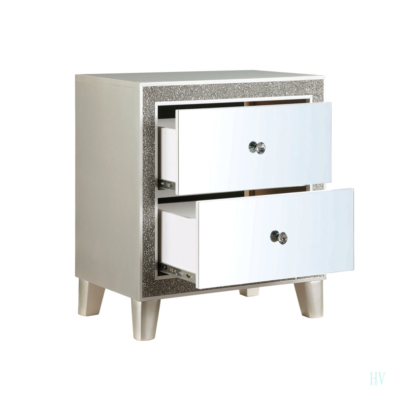 Mirrored Nightstand