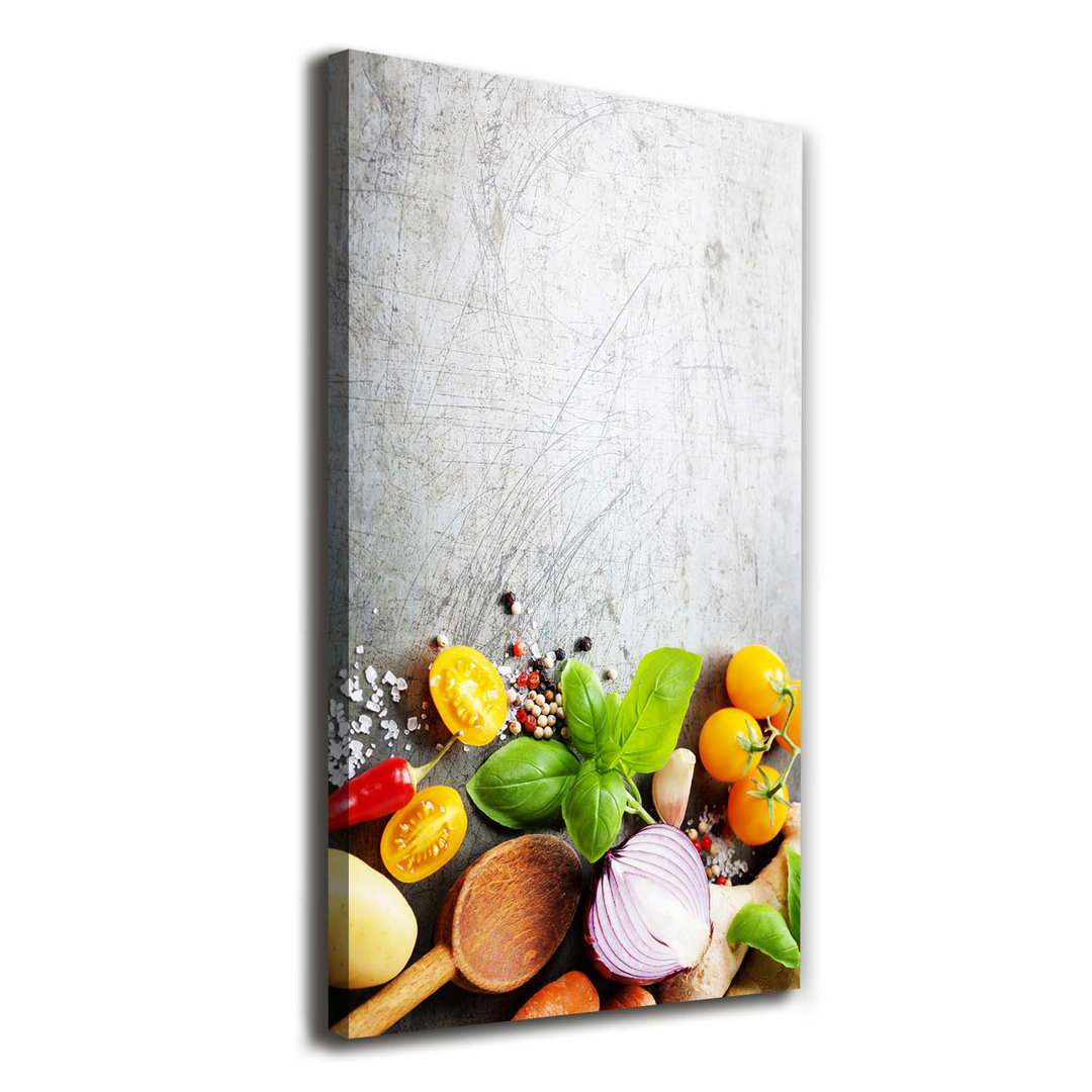 Gemüse - Kunstdrucke auf Leinwand - Wrapped Canvas