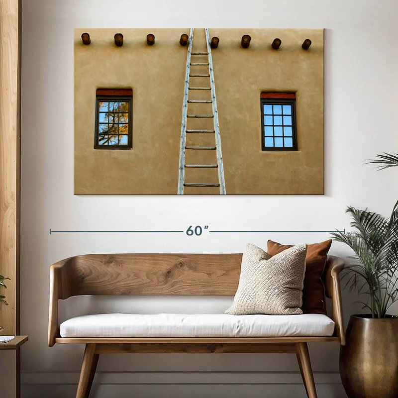 Escalier Adobe, H 34 po x l 51 po