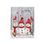 «Winter Snowmans», art mural sur toile sans cadre 24 po x 32 po