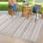 Leick Home Everald Multi-Pattern Indoor Outdoor Area Rug Rectangle-302059501