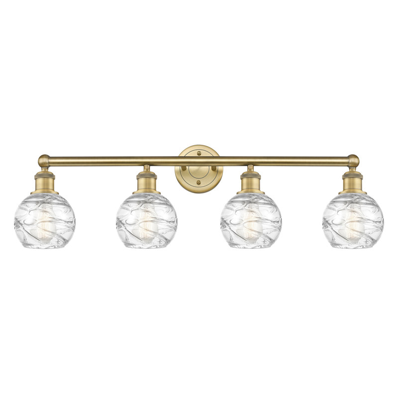 Cambria 4 - Light Dimmable Vanity Light, Brushed Brass
