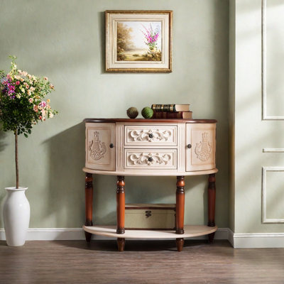 Table de couloir blanche