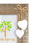 Nicola Spring - Rustic White Hearts Photo Frame - 4 x 6"-50946600-105898300