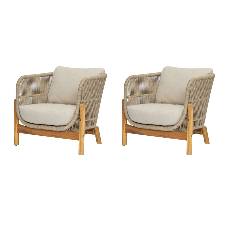 Chaises longues avec coussins Jaxx