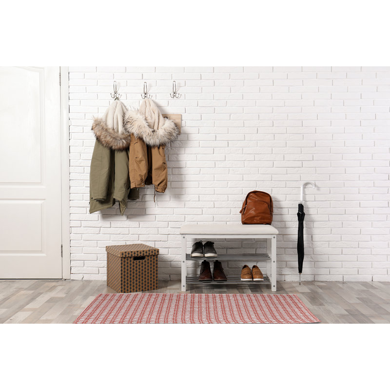 Chenille Geometric Indoor Rug, Rectangle 3' x 5'