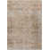 Abstract Machine Woven Polyester Area Rug in Rust
