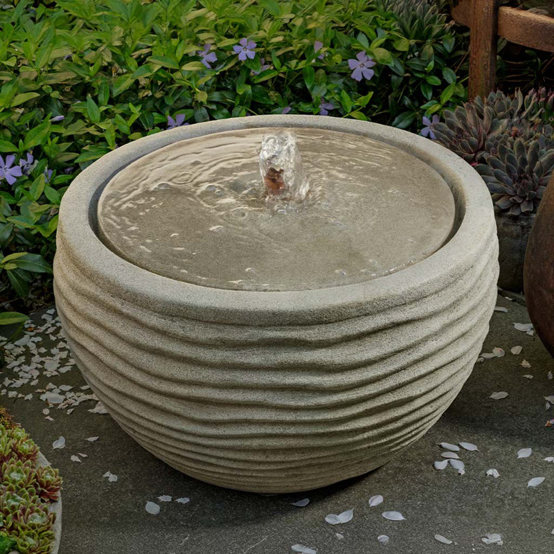 Nami Fountain, 10.5" H x 15.5" W x 15.5" D