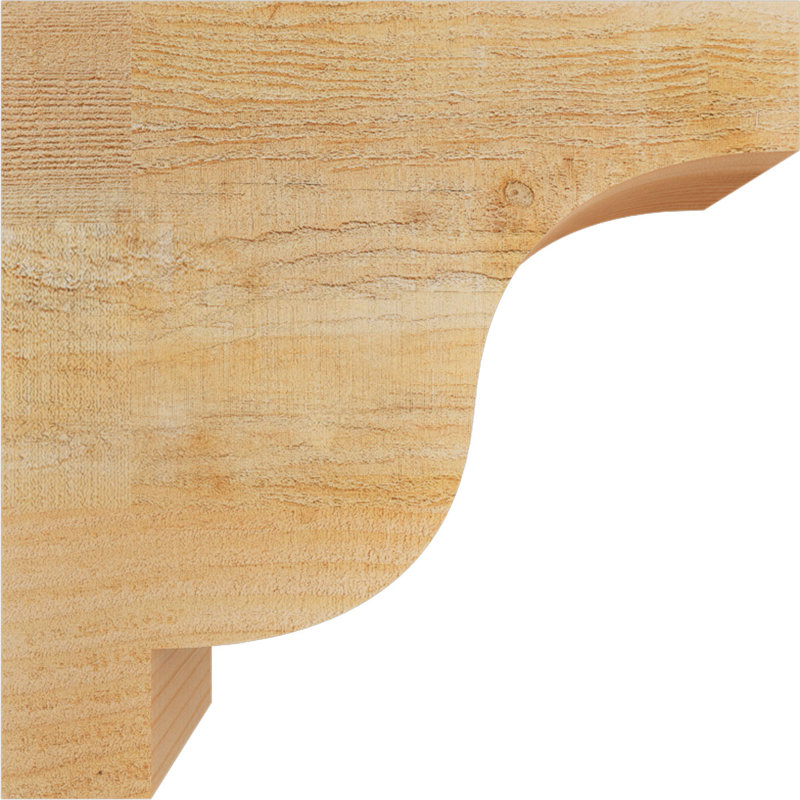 Newport Corbel, H 12 po x l 4 po x P 12 po, Sapin de Douglas, Sciage brut