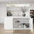 72" Kitchen Island With Storage,Kitchen Cabinet with Seating Area and Sintered Stone Table Top-1470832967-1470832960