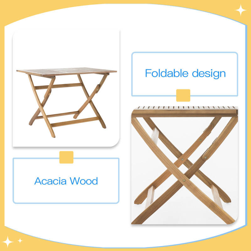 Table pliable de 43,5 po