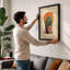 Succulent In Golden Light Botanical - Print-1511162584-1511162587