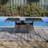 Outdoor Wicker Glass Dining Table