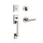 La Jolla Handleset with Single Cylinder Deadbolt and Door Lever and Rosette-2115012404-2114732505-2115011632