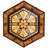 Rustic Lodge Glass Semi Flush Mount
