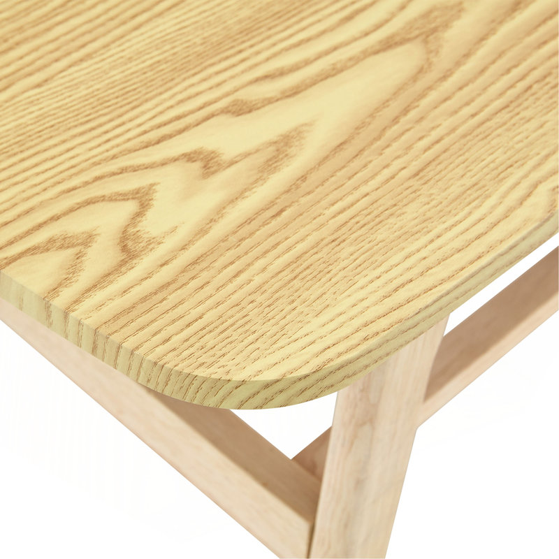 Table basse de 39 pouces en bois massif - table basse centrale en bois à double couche avec très grand espace de rangement, idéale pour les salons, les appartements et les bureaux