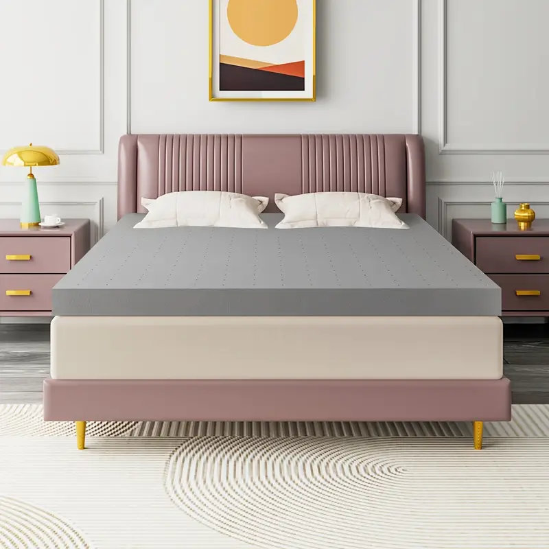 Extra Firm Mattress Topper High Density Firm Foam Bed Topper, CertiPUR-US Certified for Back Support & Pressure Relief, 2"