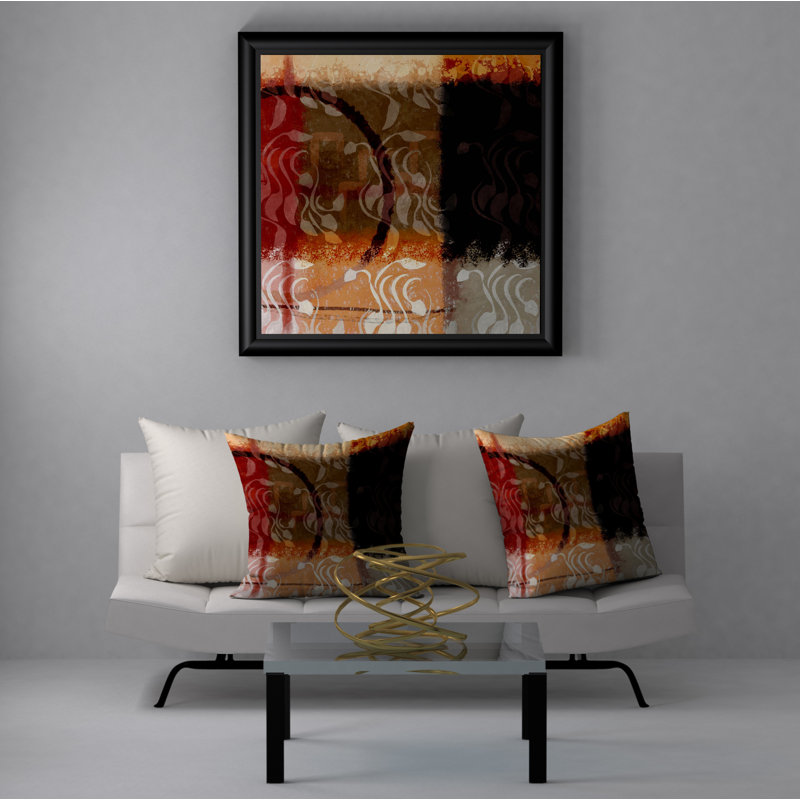 Energy Enormous Modern Contemporary Decorative Throw Pillow, 20" H x 20" W
