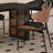 American home ash rectangular dining table set-104469855