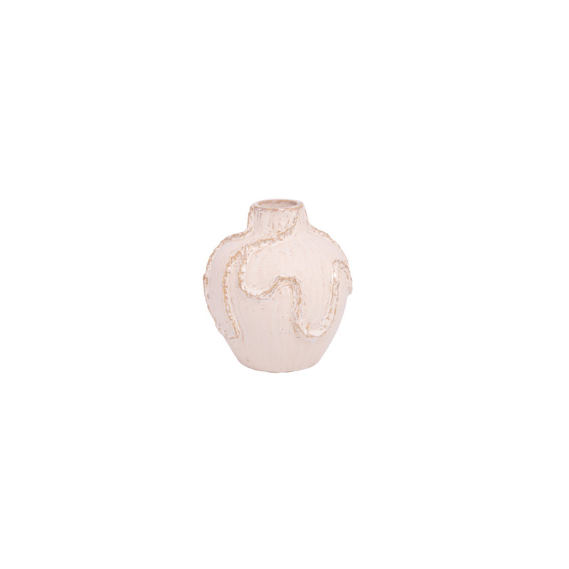 Ceramic Vase Finish White