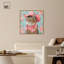 Art d'un animal sur toile rose-105527639-105527646