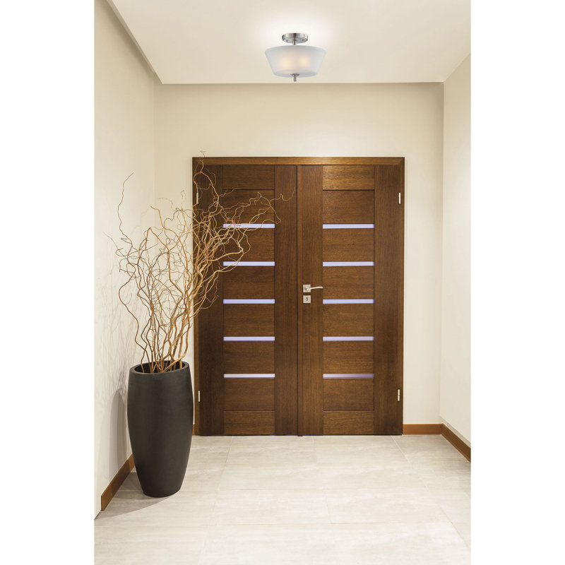 Glass Semi Flush Mount