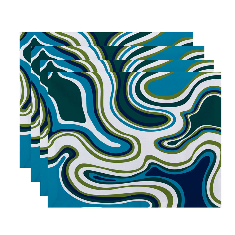 Napperon Whitbeck, Bleu sarcelle