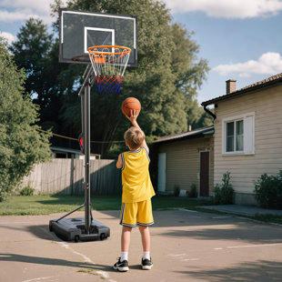 Panier de basketball réglable avec panneau de l 32 po