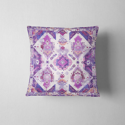 Eastern Elegance Geometric Reversible Pillow Cover