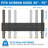 Ceiling Digital Signage Ceiling Mount for 28"-Greater than 50" Screens