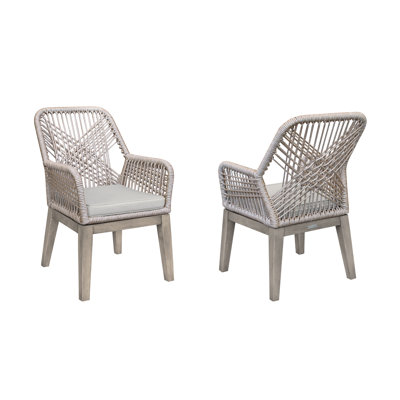 Chaise de patio avec coussin Simonacia