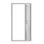 Salah 92cm W x 1900mm H Framed Bi Fold Shower Door with Clear Glass-2002410067