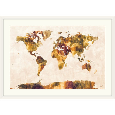 «Carte du monde» par Francy, impression