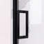 Porte de douche pivotante semi-sans cadre 34 "- 35 3/8" X 72 "avec verre trempé 1/4"