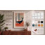 Whale in Geometry Mid-Century - Wrapped Canvas-1301123149-1301123145