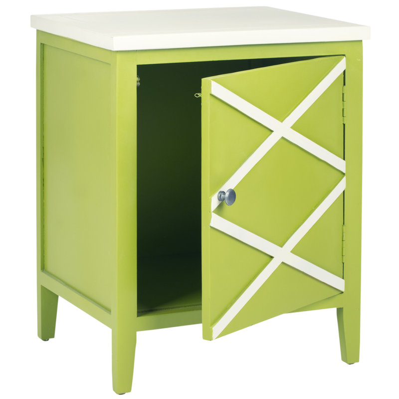 Armoire d'appoint 1 porte Kramer, Vert lime