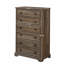 Grande commode de chambre moderne à six tiroirs avec sécurité anti-surmatelas, assemblage sans effort, rangement spacieux et touche médiévale distinctive