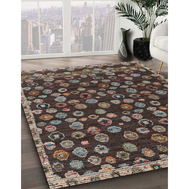 Abstract Indoor Rug, Square 7'
