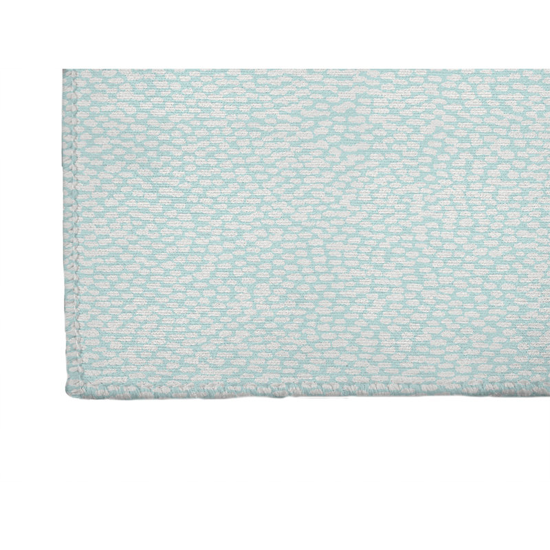 Paillasson Twinkle Splat, L 36 po x L 60 po, Bleu clair