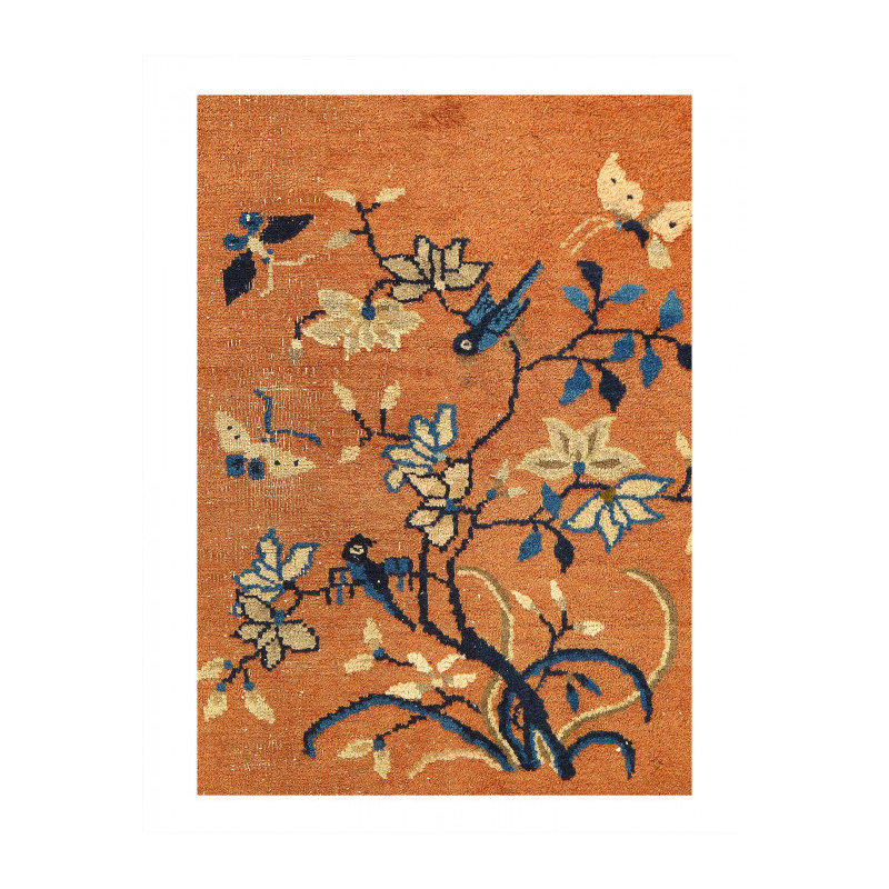 Chinese Antique Art Deco rug 9'3'' X 11'6''