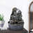 Fountains Indoor Tabletop Zen Fountain, Stone Look, LED Lit Crystal Ball, for Home Office Meditation | Resin | Waterfall Fountain